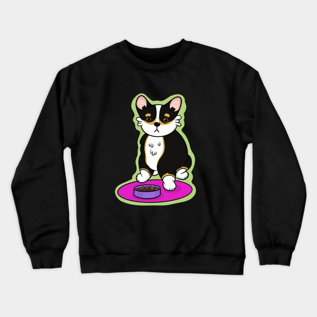 Kawaii Tri color Corgi Crewneck Sweatshirt by IhateDumplings